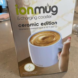 Ionmug and charging coaster